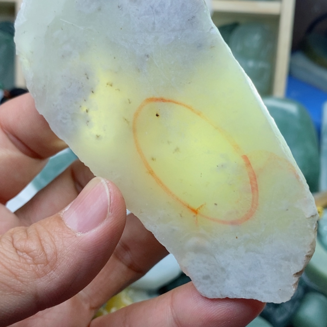 【闪购商品】翡翠颈饰未镶嵌杨翡翠