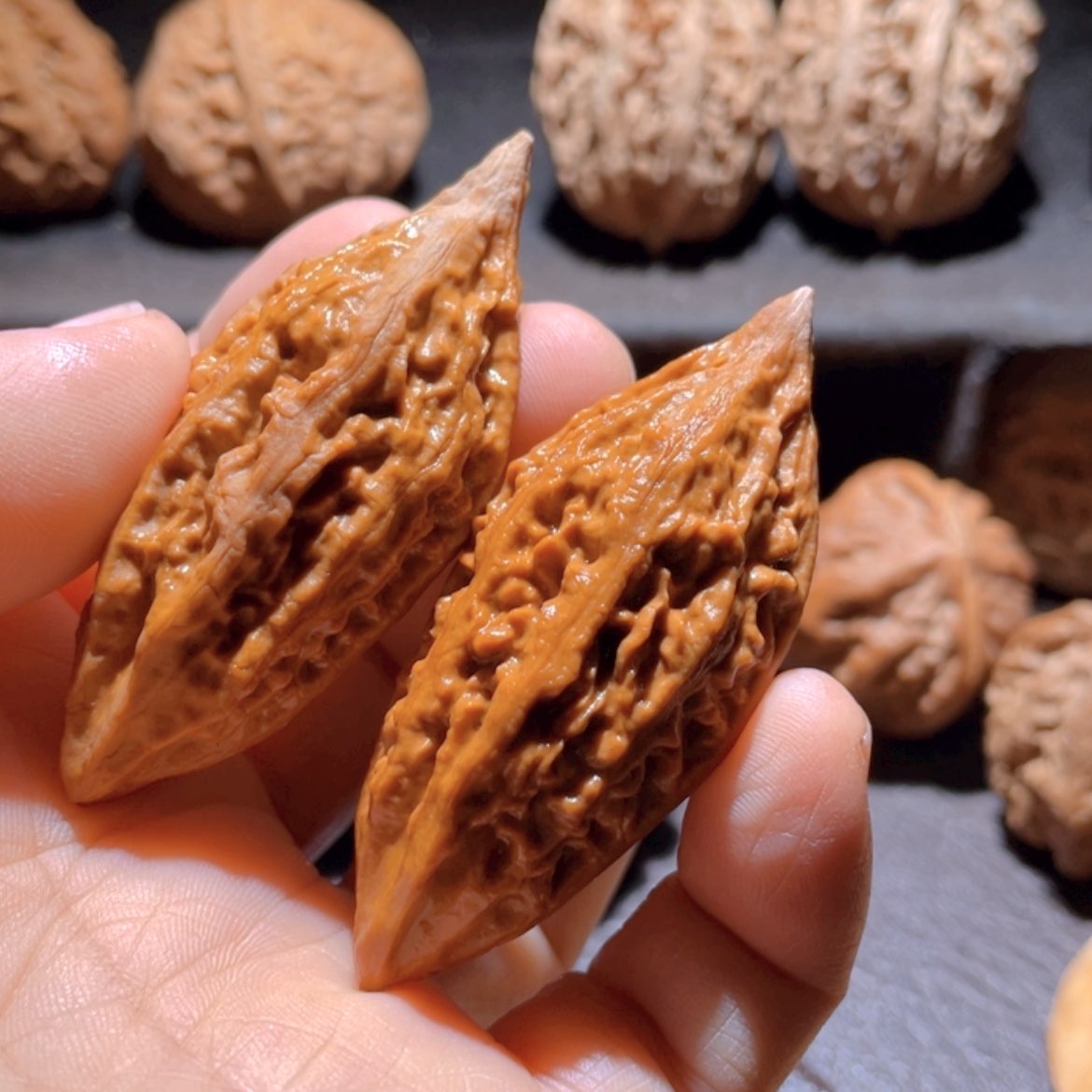 【闪购商品】文玩核桃把件东北楸子5