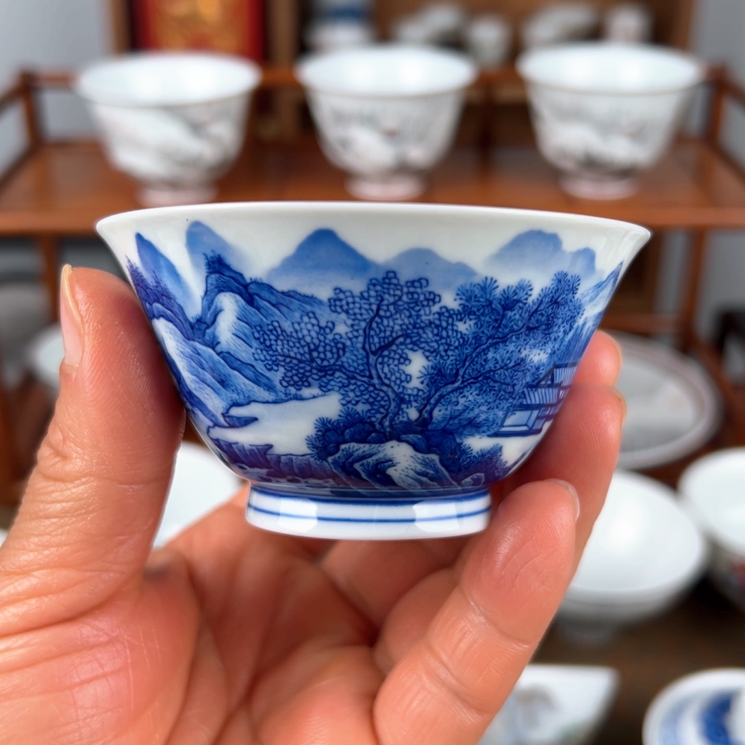 【闪购商品】余小洋山水马蹄杯