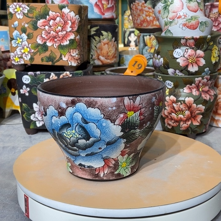 红陶景德镇艺术手绘作品