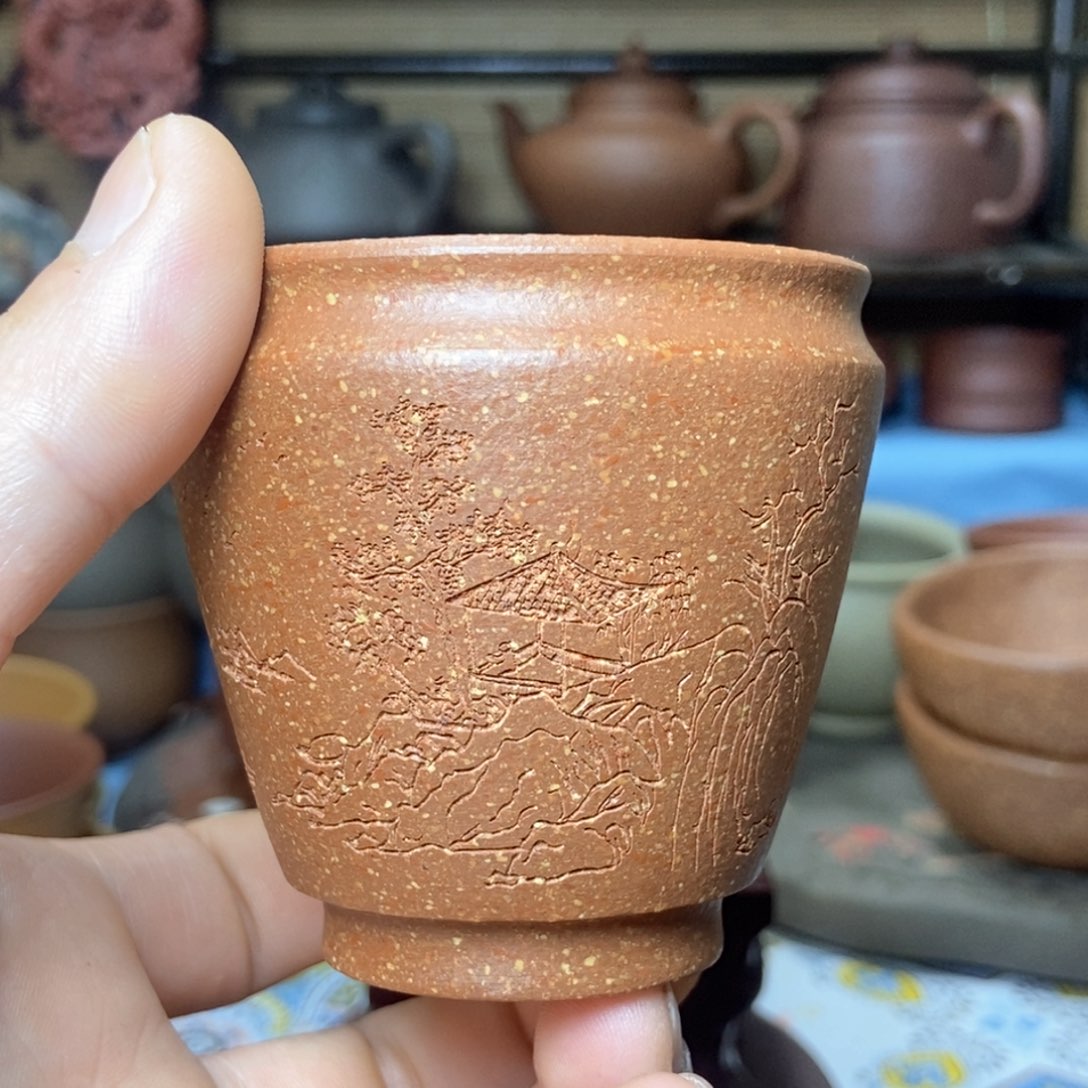 茶杯紫砂紫砂主人杯130毫升