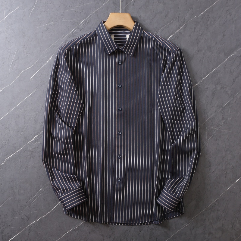 HS984剪标舒适弹力柔软长袖衬衫