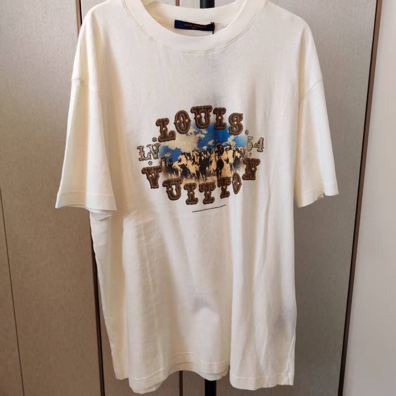 99新 LouisVuitton/路易威登 烫钉骏马T恤 248