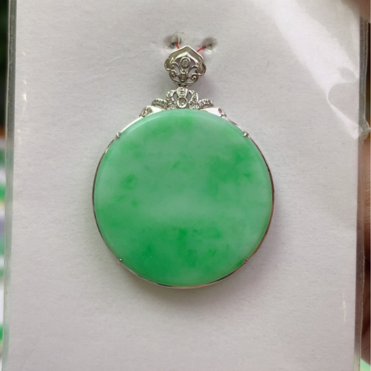 【闪购商品】翡翠18K金镶嵌颈饰翡翠