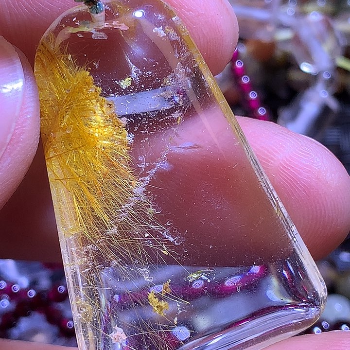 水晶吊坠(不含链)未镶嵌阳*