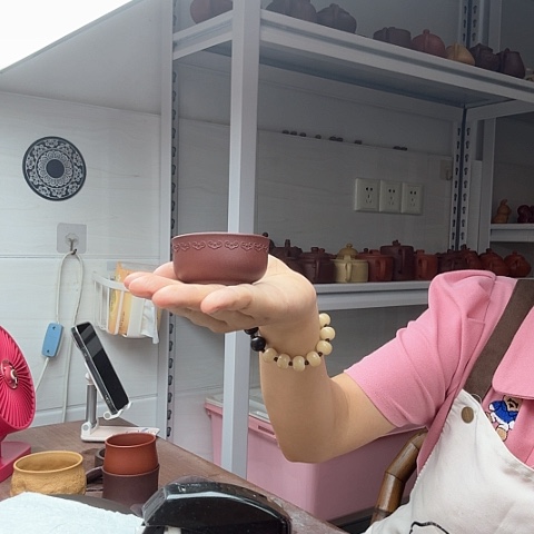 紫泥茶案如意杯如意杯