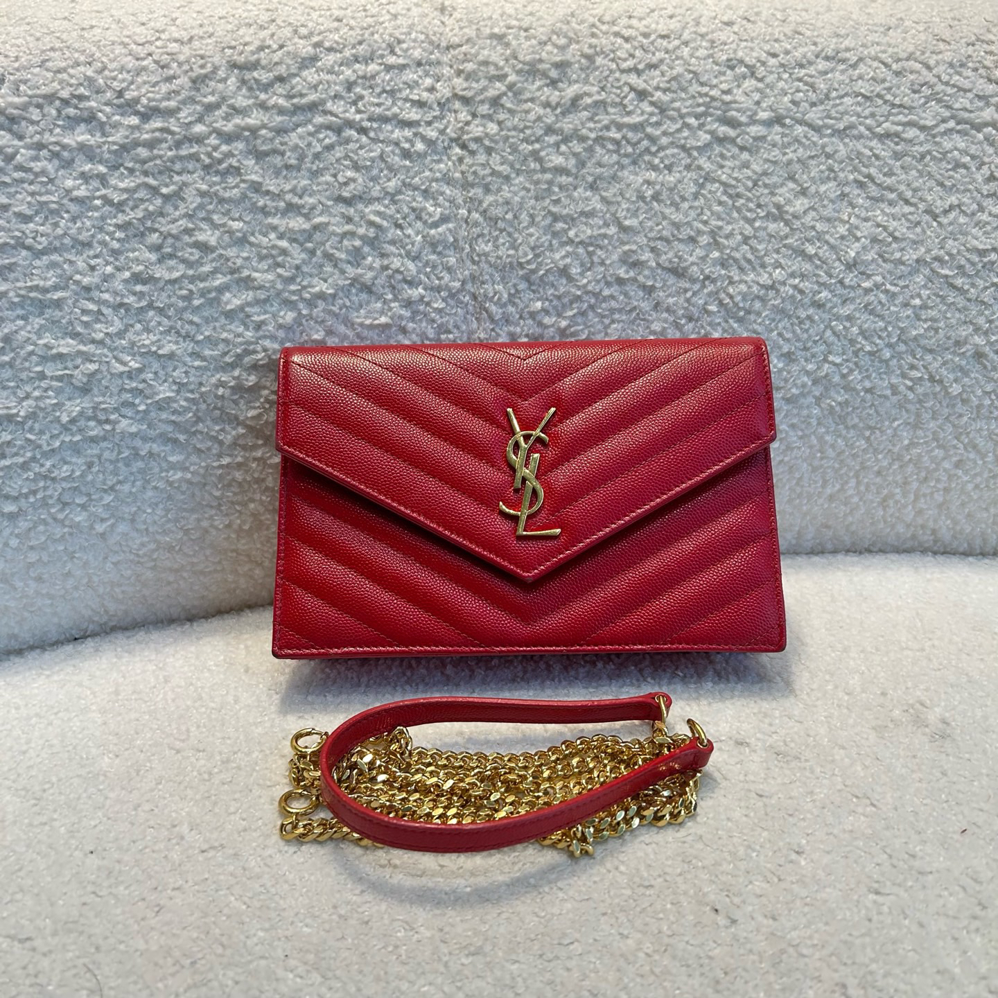 95新 YSL/圣罗兰 15904268/KIKIFIFI/信封包