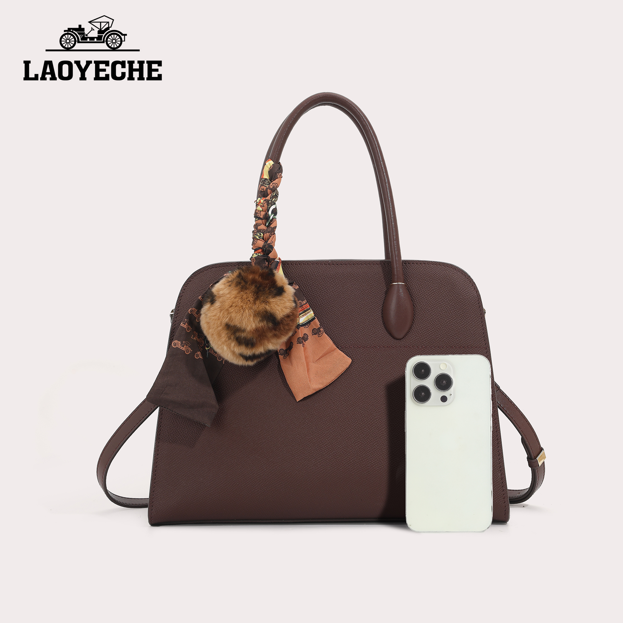 老爷车LAOYECHE【jojo姐姐】轻奢经典时尚女包8015手提气质女士