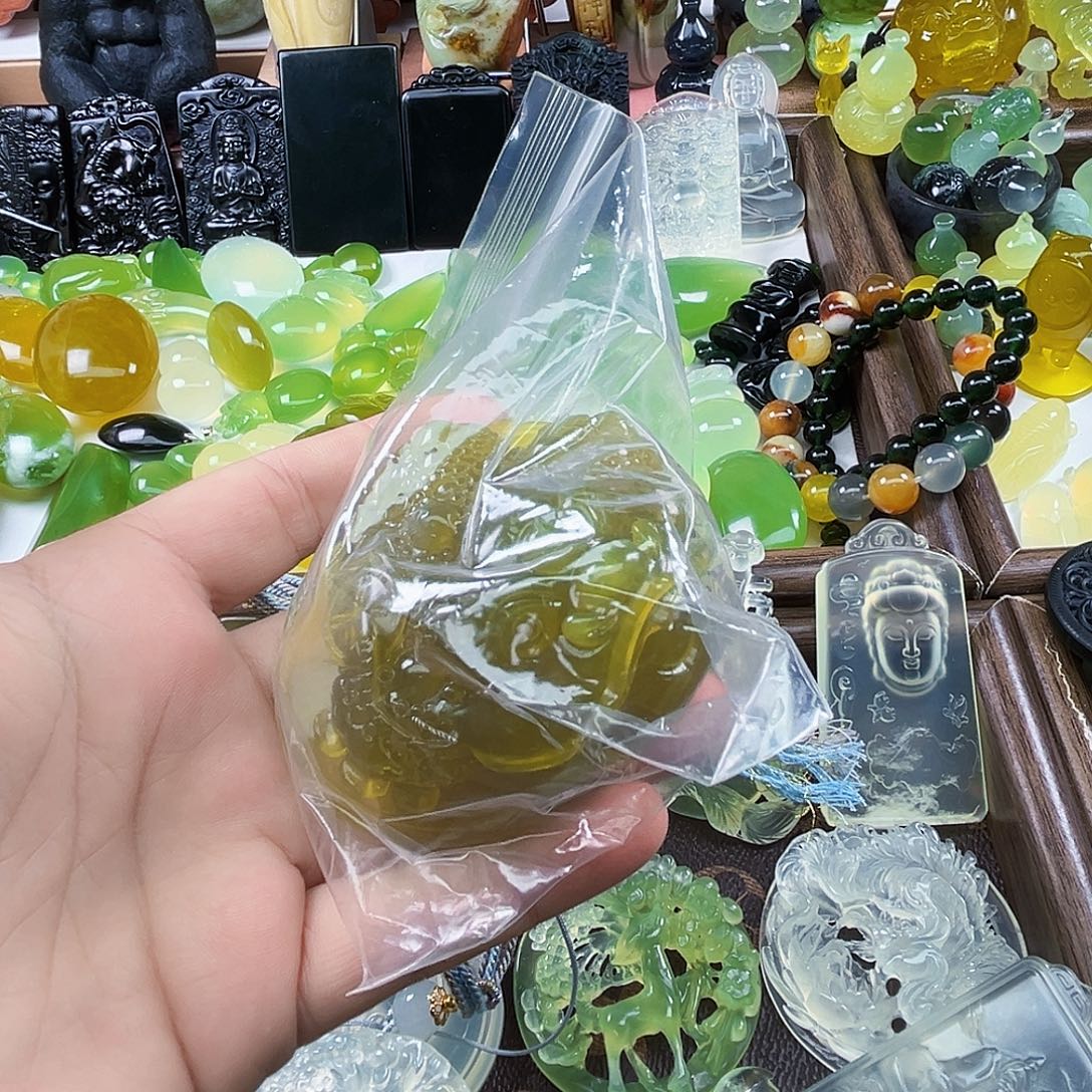 温***暗岫玉未镶嵌吊坠(不含链)