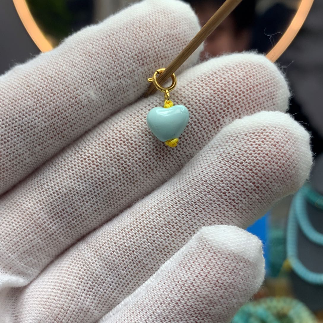 绿松石挂件未镶嵌