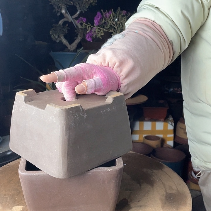 紫砂宜兴紫砂四方17+17