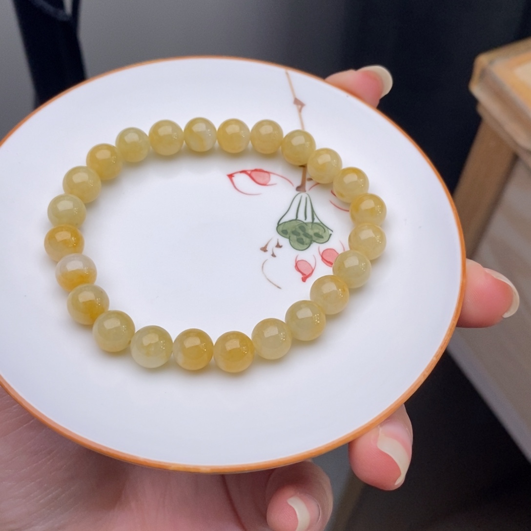 未镶嵌手链翡翠翡翠y2410 卡7.4