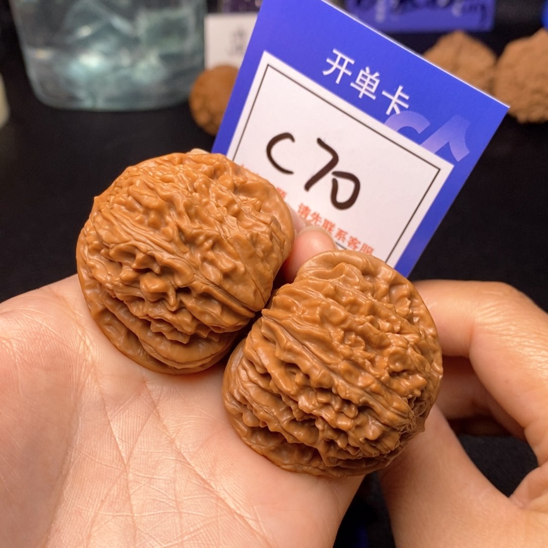 文玩核桃把件42四座楼c70