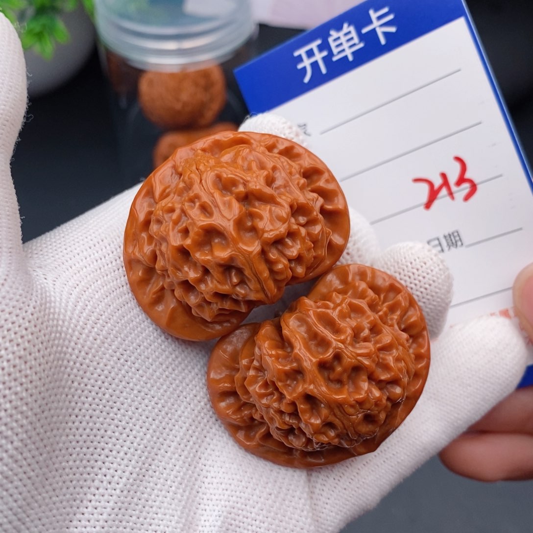 文玩核桃把件42宫灯213