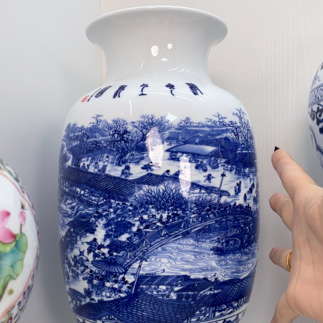 摆件景德镇陶瓷现代工艺品摆件