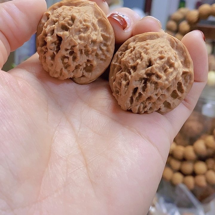 【闪购商品】文玩核桃把件37金锭元宝