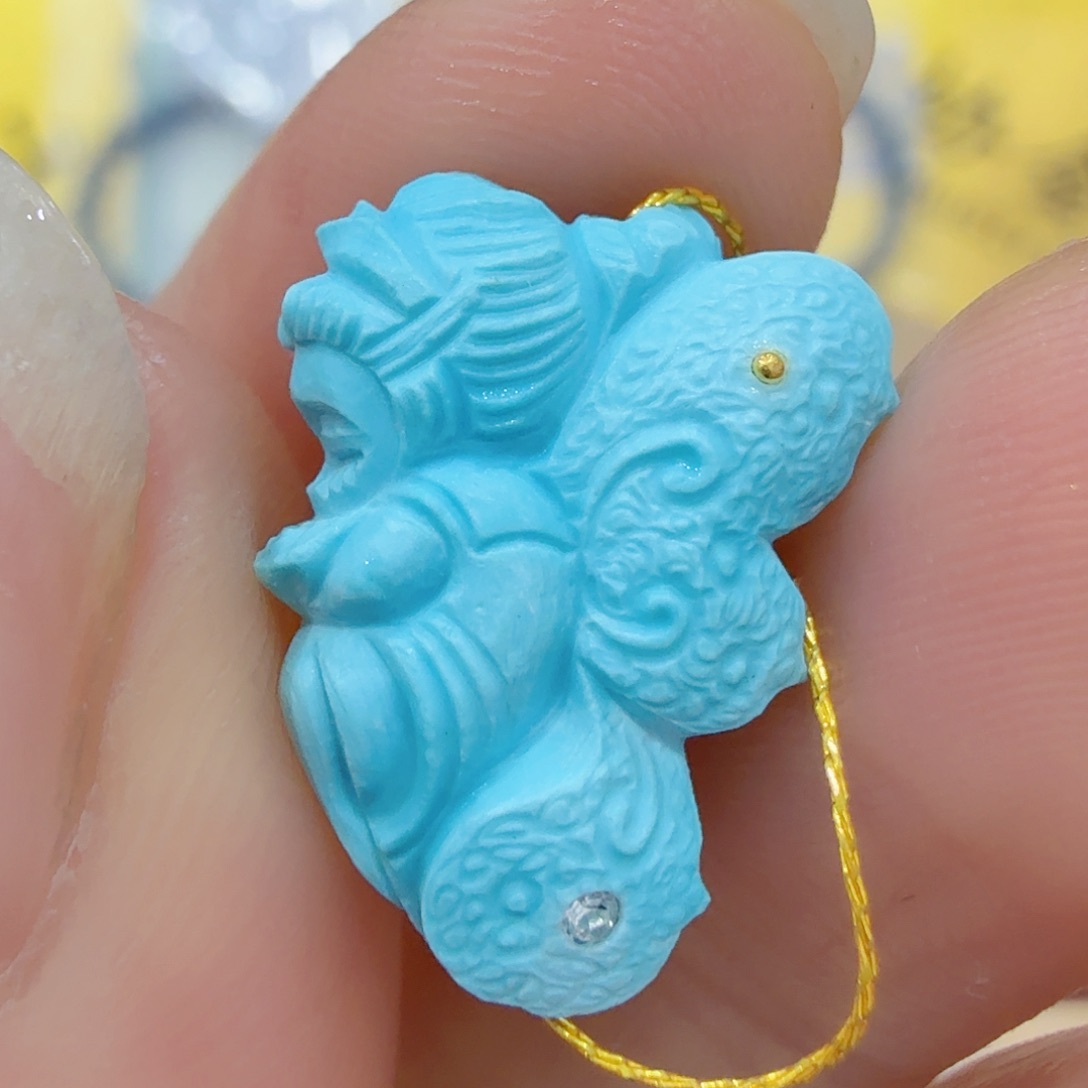 绿松石未镶嵌珠宝奇石