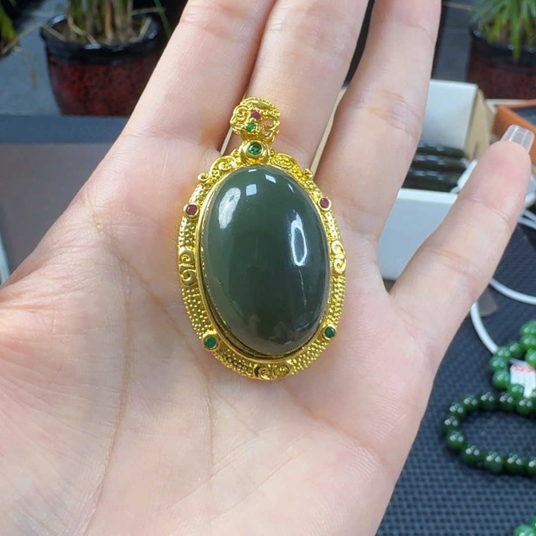 和田玉合金颈饰精品