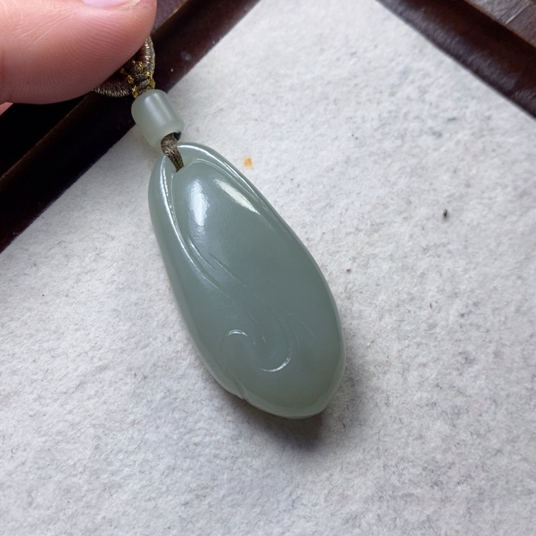 和田玉未镶嵌颈饰17