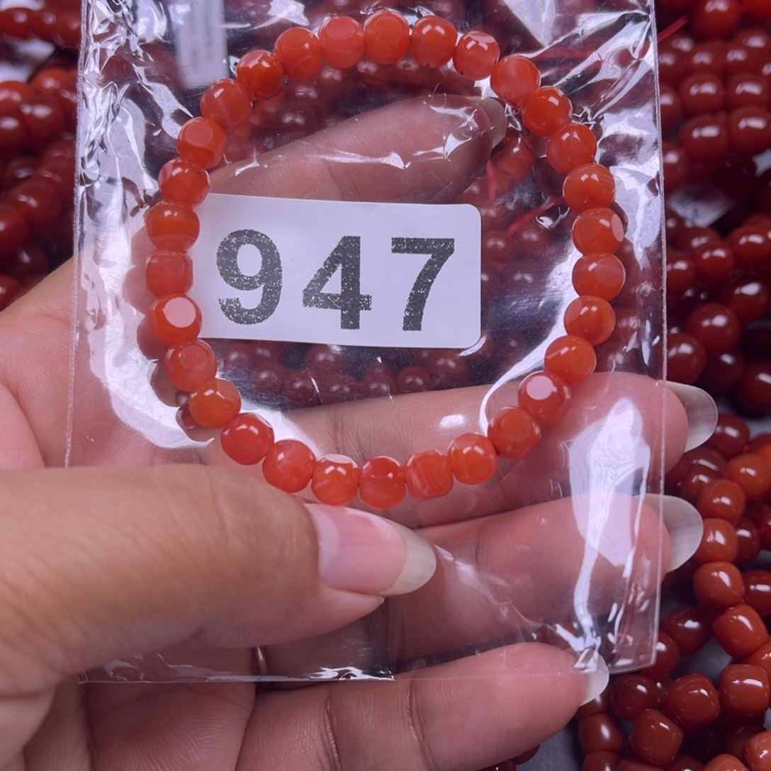 唐***店手链未镶嵌南红玛瑙