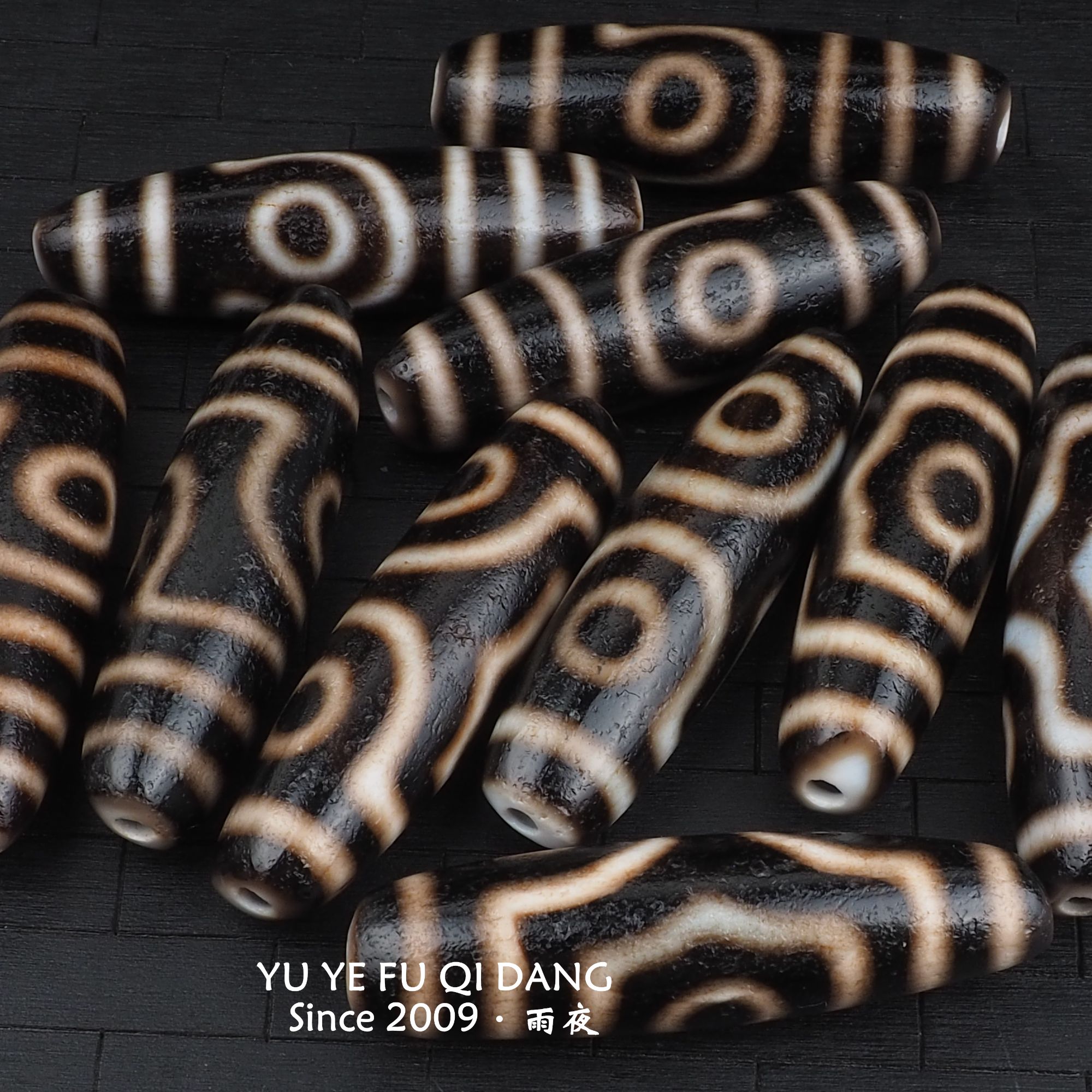 【紫光姜皮】天知道咋来的老台湾肯系做工白芯渗透包浆风化条纹玛瑙