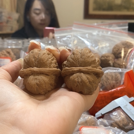 文玩核桃吊坠七***_蛤蟆头有修