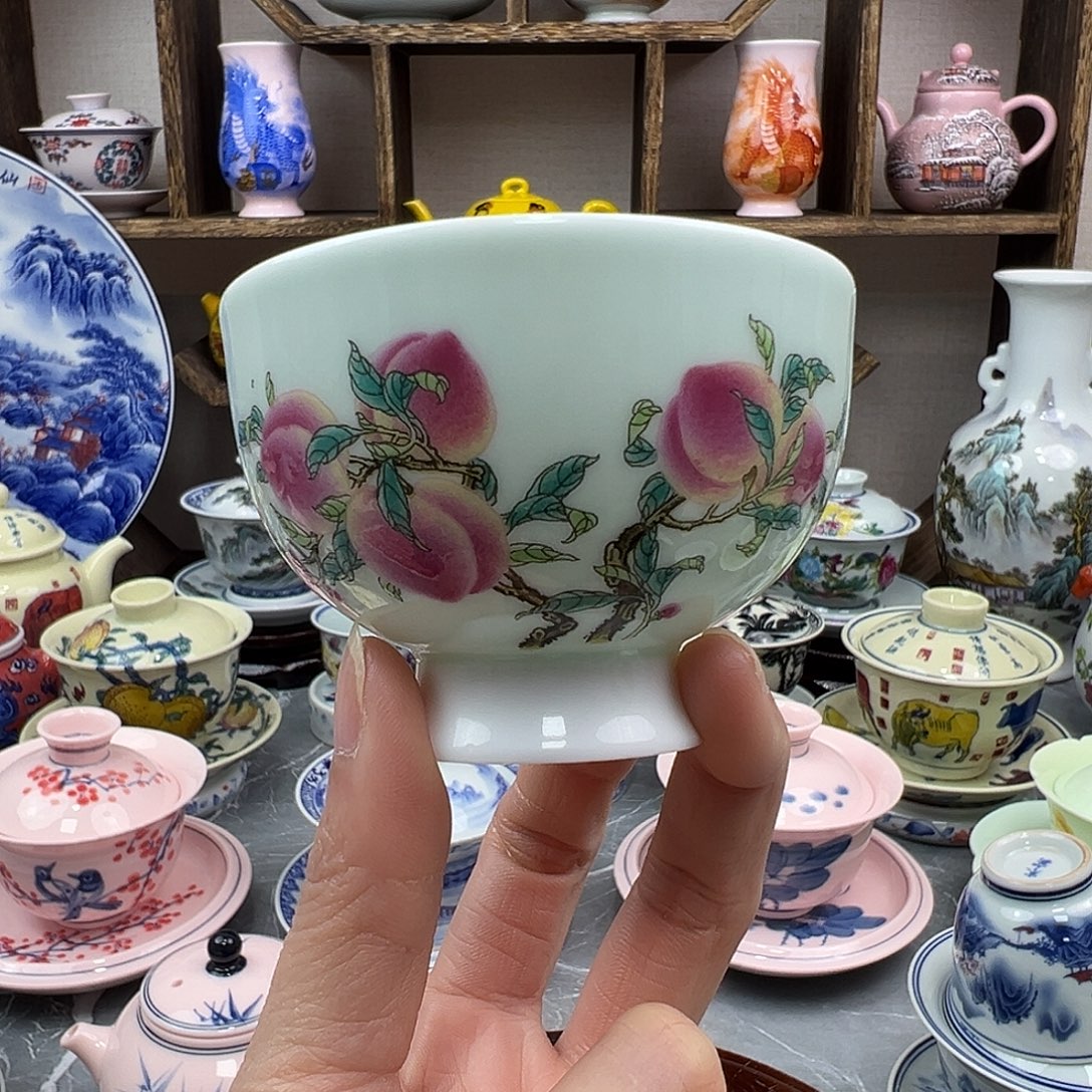 杯子陶景德镇陶瓷567老厂瓷5