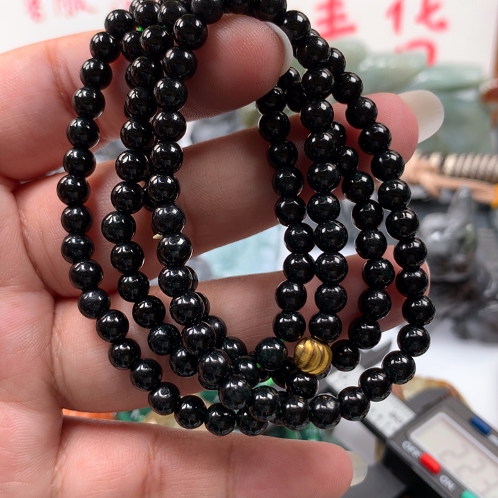 翡翠颈饰未镶嵌保真天然A货翡翠