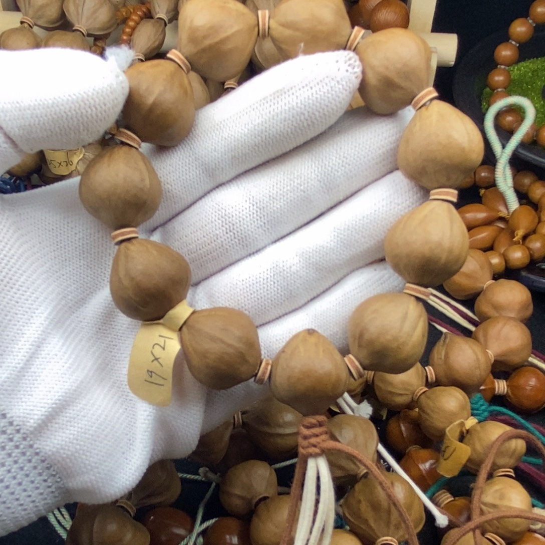 ༺***༻橄榄核手串/手链1921三花大蒜头11颗