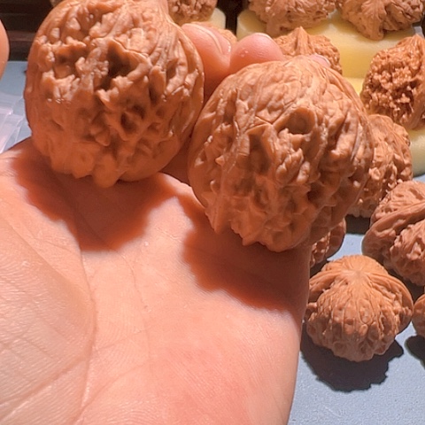 文玩核桃把件芭蕉扇40