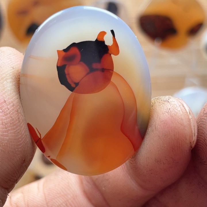 玛瑙/玉髓吊坠未镶嵌