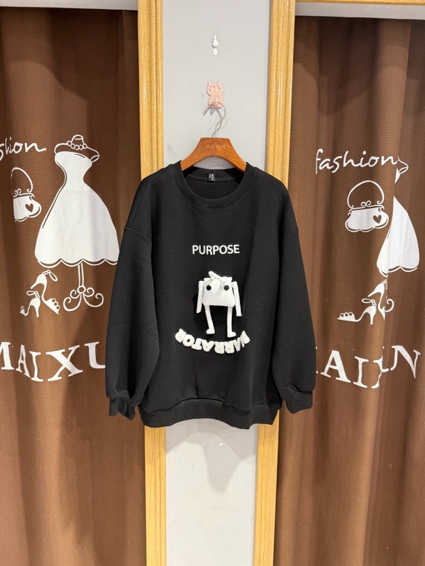 麦寻女装中长卫衣