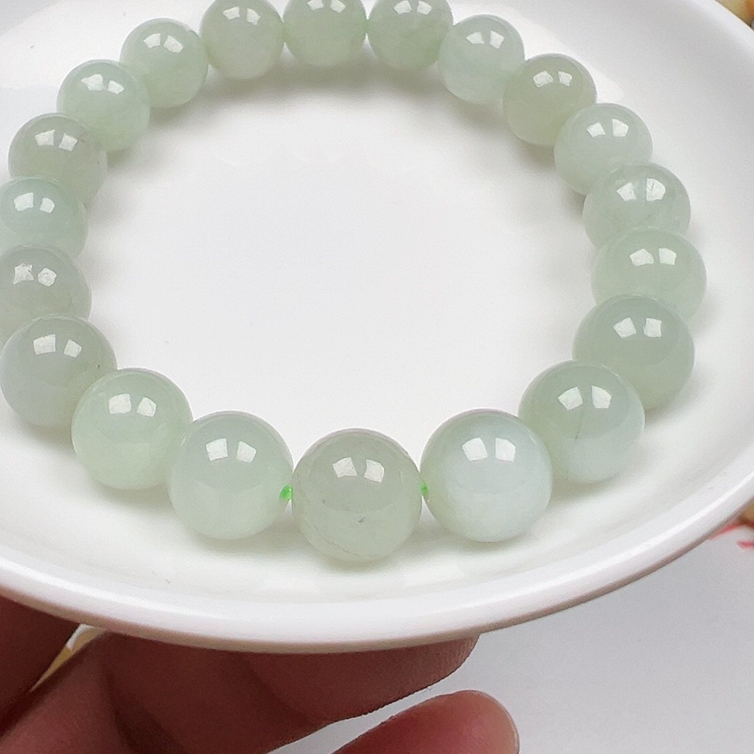 翡翠手链未镶嵌好**连货主老华