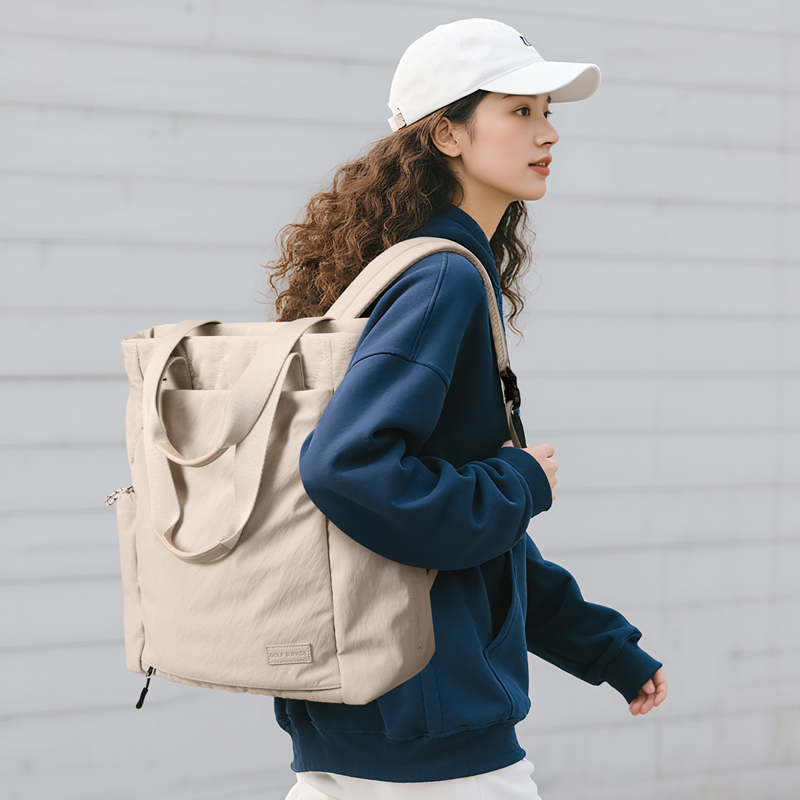 GOLF/高尔夫女款双肩包简约高级感小众设计百搭ins日系单肩包女包