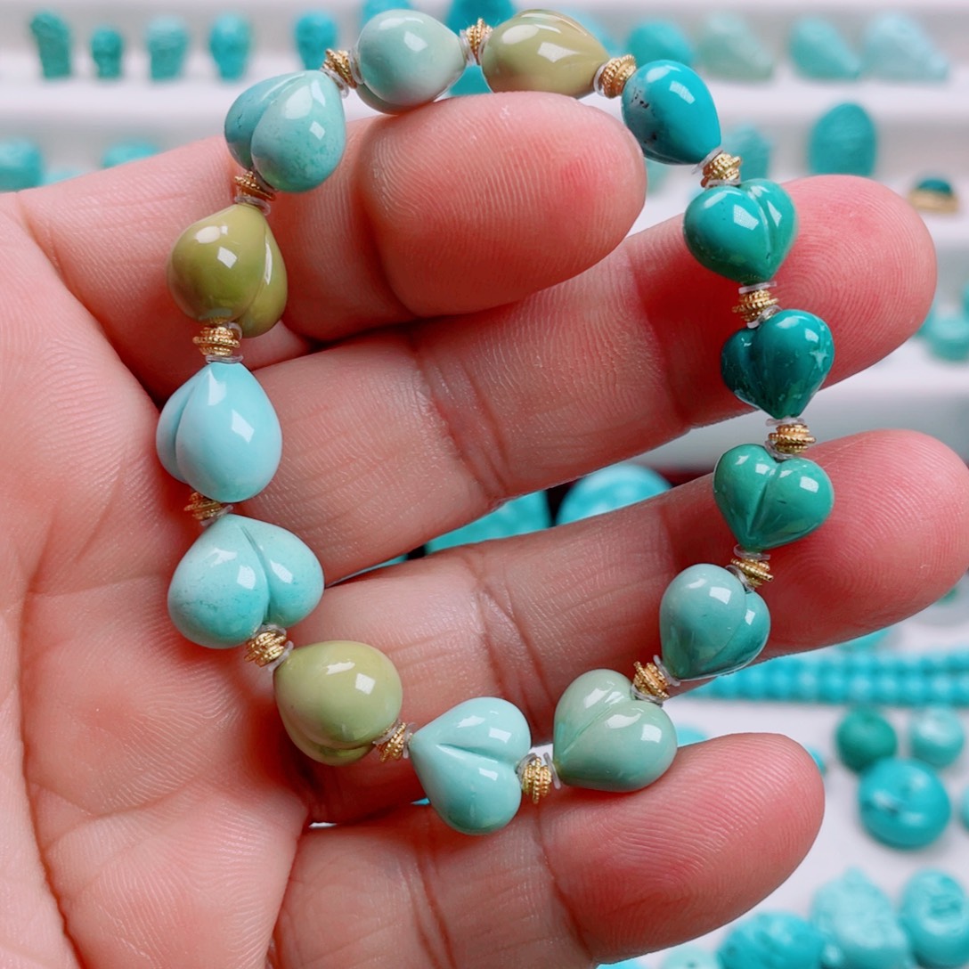 绿松石未镶嵌吊坠(不含链)