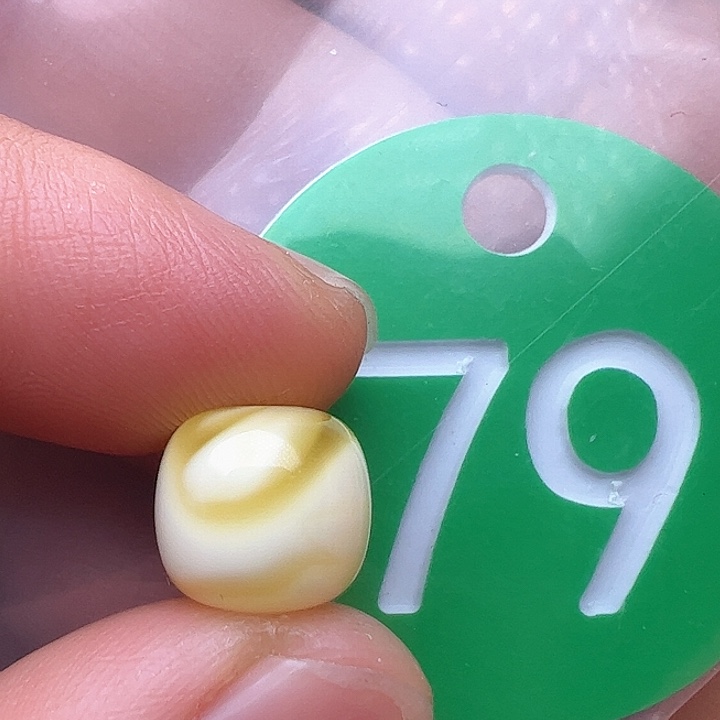 蜜蜡裸石未镶嵌手****陈10m m