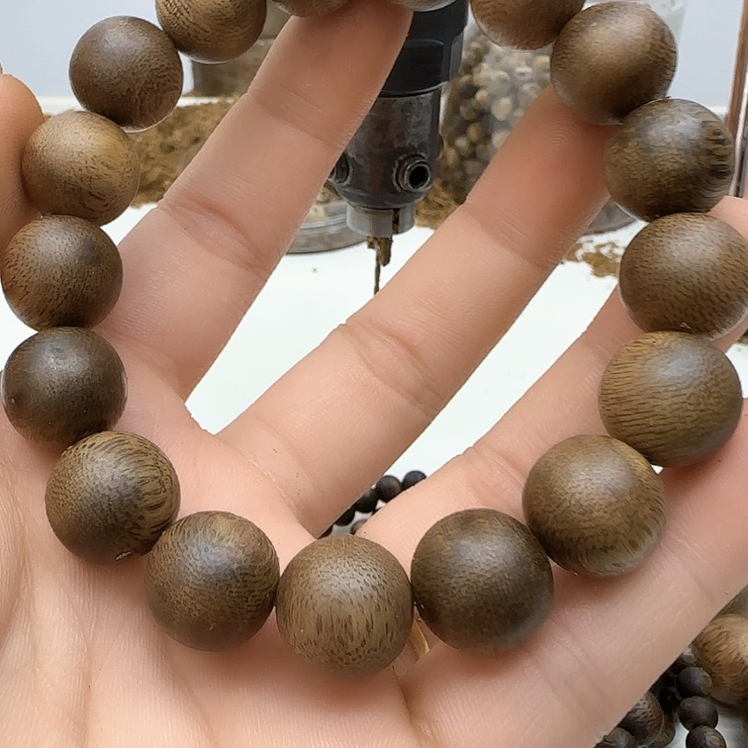 沉香手串乌身老料1.3 11克➕98沉