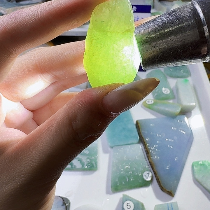 未镶嵌定制翡翠定制花生葫芦福袋