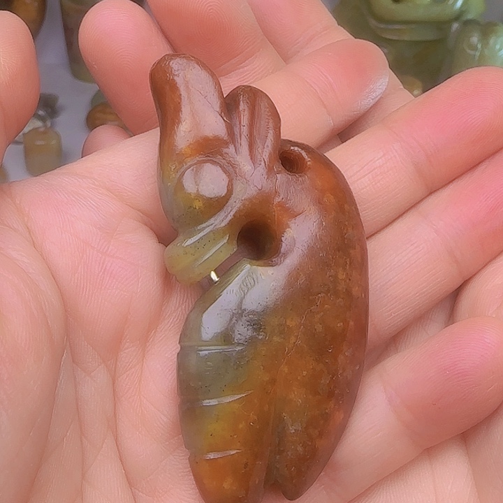 和田玉吊坠(不含链)未镶嵌