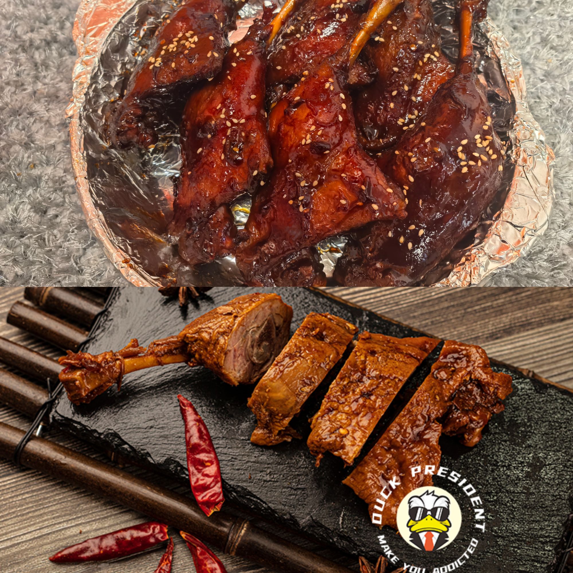 【鸭腿套餐】红烧鸭腿每包100g+老妈鸭腿每包100g【支持试吃一包】