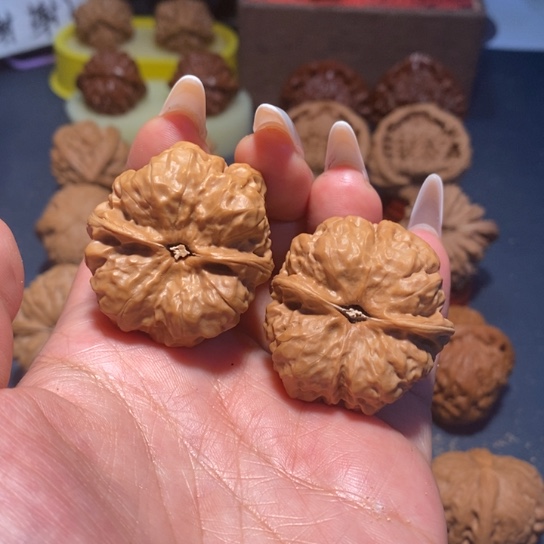 文玩核桃把件文玩蛤蟆头36尺5