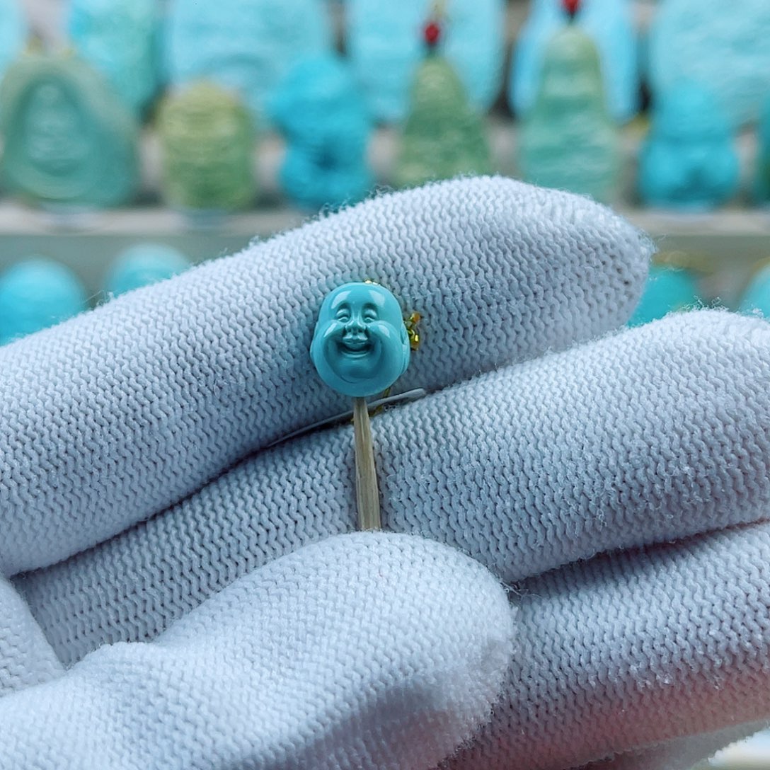 未镶嵌绿松石珠宝奇石