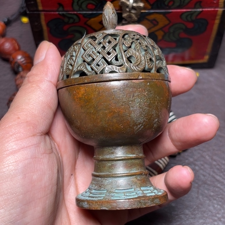 颈饰玻璃藏传喜马拉雅