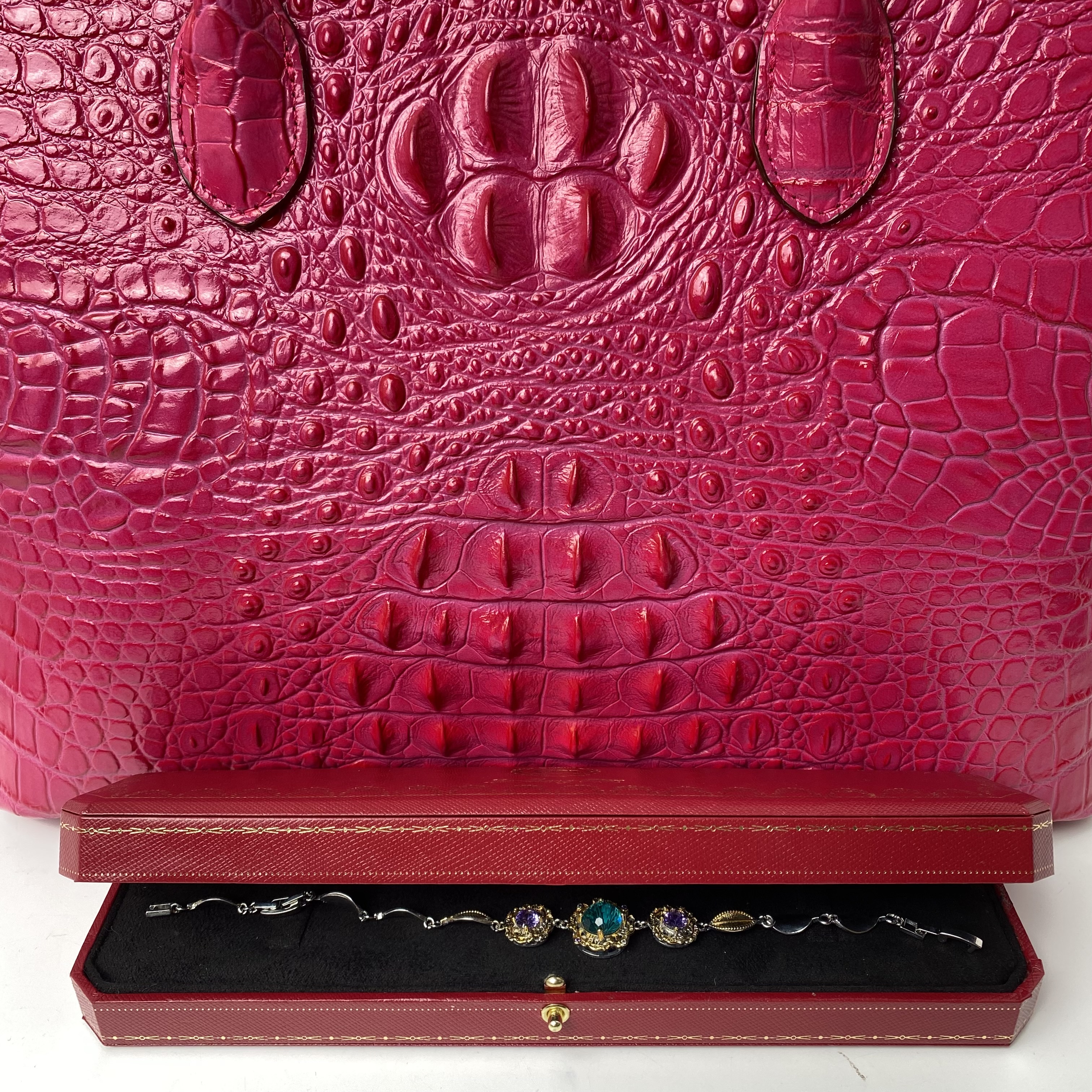 3379 B手链-精致优雅设计海蓝色手链赠礼盒