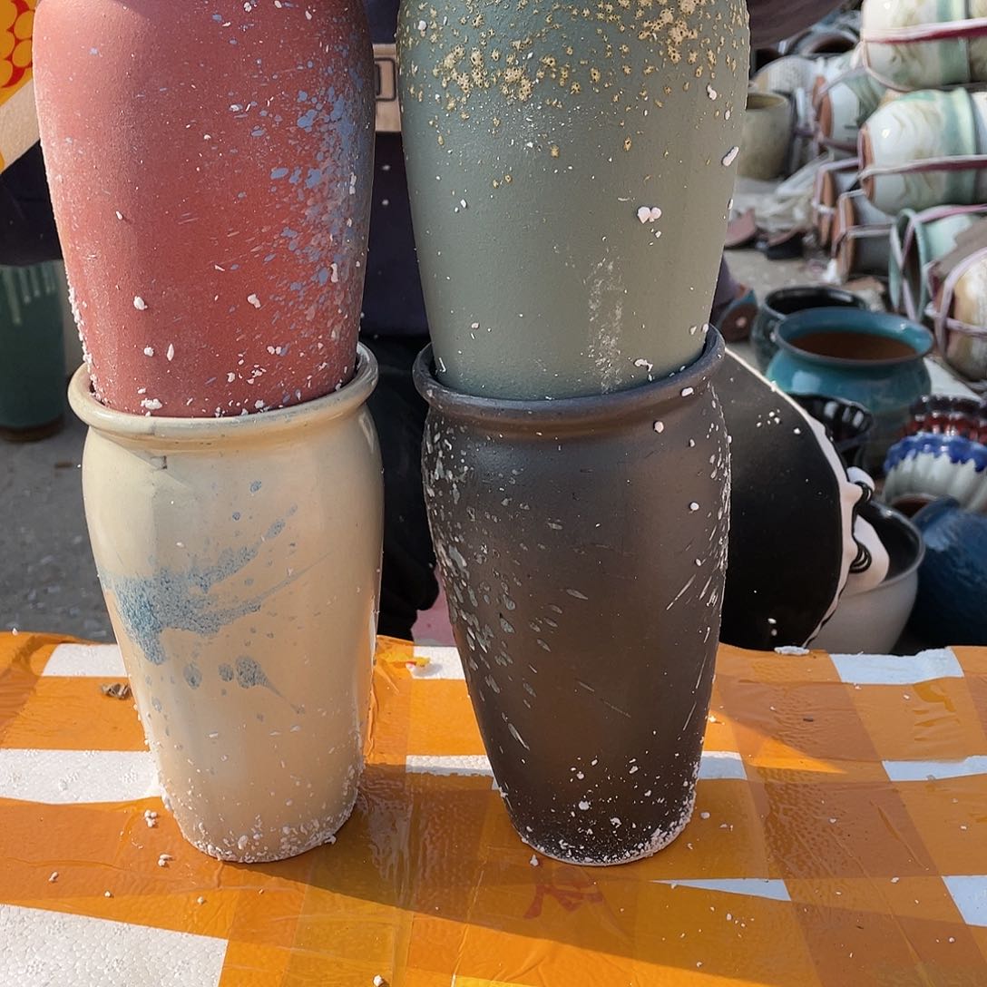 红陶宜兴紫砂花盆