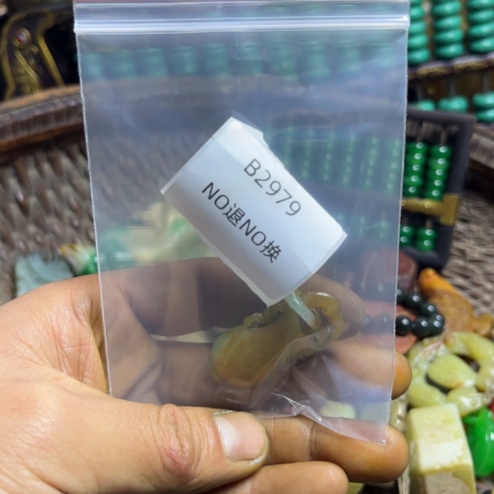 百***)吊坠龙脊菩提工艺品b2979