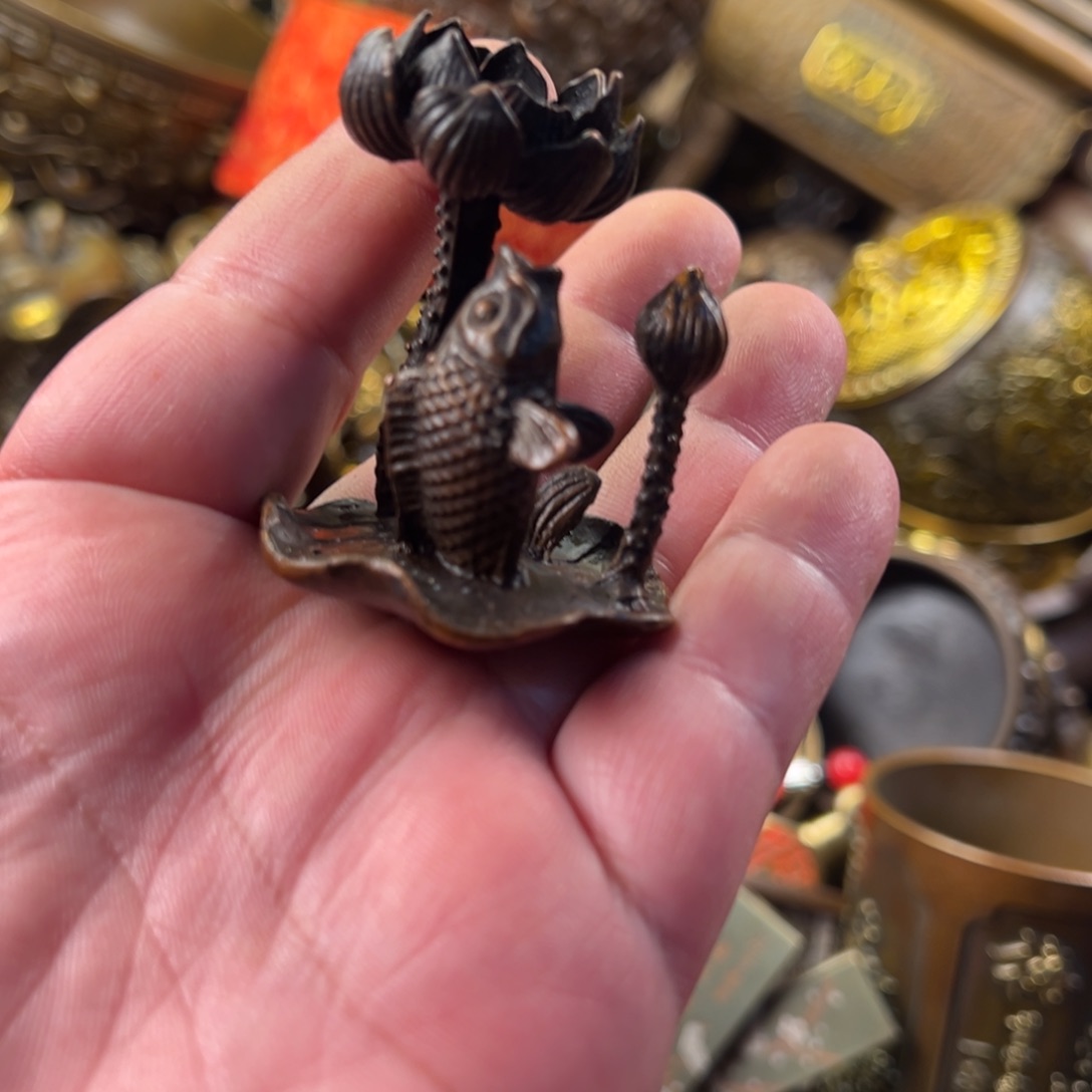 茶壶香炉铜器摆件