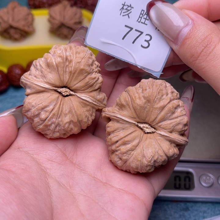 文玩核桃把件南瓜墩42.773