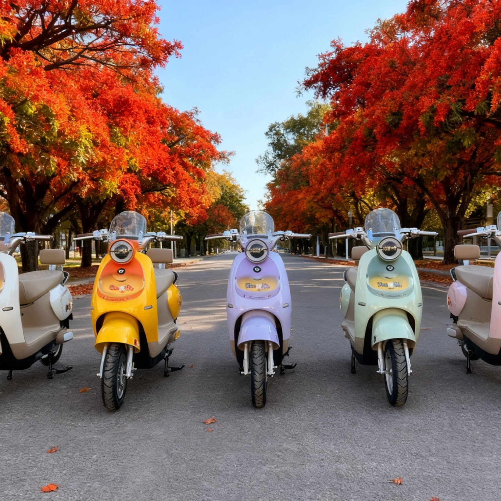 快马初恋城市时尚通勤长续航踏板电动摩托车