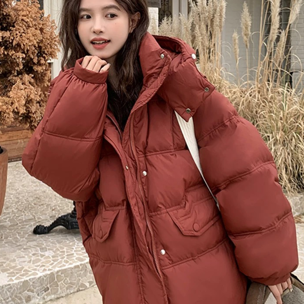 051大口袋蝴蝶结防寒服A1-2-2